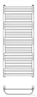 Radeco COMO 3 1240x530 törölközőszárítós radiátor, fényes fehér