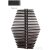 Radeco DIAMANTES 990x700 design radiátor, MARS 5 (antracit) színben