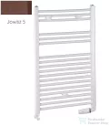 Radeco DORA AD1-400/P 490x450 törölközőszárítós radiátor, JOWISZ 5 (matt barna) színben