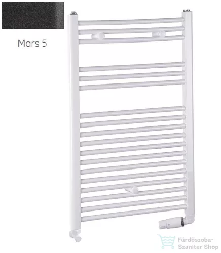 Radeco DORA AD1-400/P 490x450 törölközőszárítós radiátor, MARS 5 (antracit) színben
