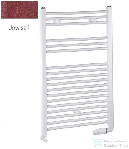 Radeco DORA AD3-600/P 870x650 törölközőszárítós radiátor, JOWISZ 1 (matt bordó) színben