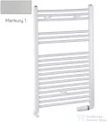 Radeco DORA AD3-600/P 870x650 törölközőszárítós radiátor, MERKURY 1 (metál ezüst) színben