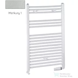   Radeco DORA AD3-600/P 870x650 törölközőszárítós radiátor, MERKURY 1 (metál ezüst) színben