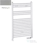 Radeco DORA AD5-600/P 1250x650 törölközőszárítós radiátor, MERKURY 3 (metál világosszürke) színben