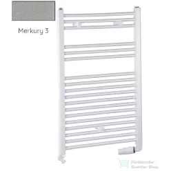   Radeco DORA AD5-600/P 1250x650 törölközőszárítós radiátor, MERKURY 3 (metál világosszürke) színben