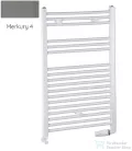 Radeco DORA AD5-600/P 1250x650 törölközőszárítós radiátor, MERKURY 4 (metál szürke) színben