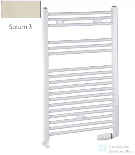Radeco DORA AD5-600/P 1250x650 törölközőszárítós radiátor, SATURN 3 (matt bézs) színben