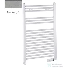   Radeco DORA AD6-500/P 1440x550 törölközőszárítós radiátor, MERKURY 3 (metál világosszürke) színben