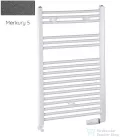 Radeco DORA AD6-500/P 1440x550 törölközőszárítós radiátor, MERKURY 5 (metál sötétszürke) színben