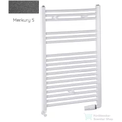   Radeco DORA AD6-500/P 1440x550 törölközőszárítós radiátor, MERKURY 5 (metál sötétszürke) színben