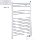 Radeco DORA AD6-600/P 1440x650 törölközőszárítós radiátor, MERKURY 2 (ezüst) színben