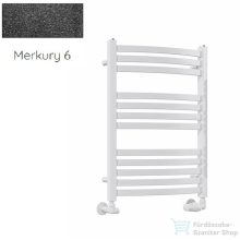   Radeco ENZO AK3-600/EL 850x630 törölközőszárítós radiátor, MERKURY 6 (metál fekete) színben