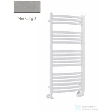   Radeco ENZO AK4-500/EL 1060x530 törölközőszárítós radiátor, MERKURY 3 (metál világosszürke) színben
