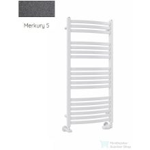   Radeco ENZO AK6-600/EL 1450x630 törölközőszárítós radiátor, MERKURY 5 (metál sötétszürke) színben