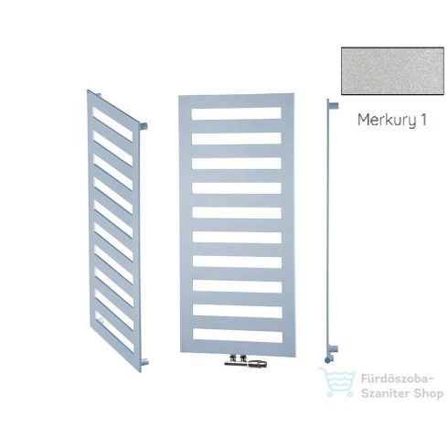 Radeco ESCALERA 2 1160x550 design radiátor,MERKURY 1 (metál ezüst) színben