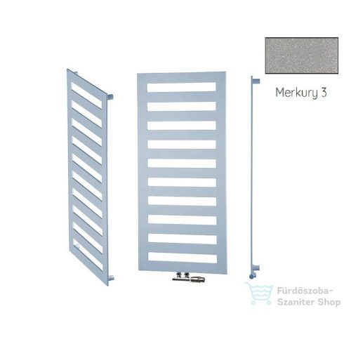 Radeco ESCALERA 2 1160x550 design radiátor,MERKURY 3 (metál világosszürke) színben