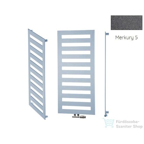 Radeco ESCALERA 2 1160x550 design radiátor,MERKURY 5 (metál sötétszürke) színben