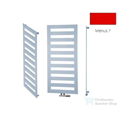 Radeco ESCALERA 2 1160x550 design radiátor,WENUS 7 (piros) színben