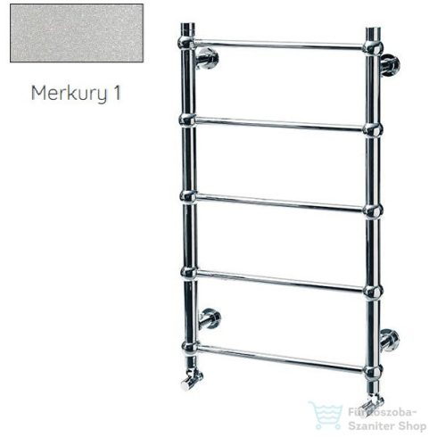 Radeco ESFERA KOLOR 905x550 design radiátor, MERKURY 1 (metál ezüst) színben