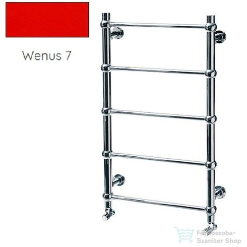 Radeco ESFERA KOLOR 905x550 design radiátor, WENUS 7 (piros) színben
