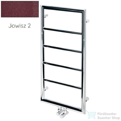 Radeco FRAGIL KOLOR 850x435 design radiátor, JOWISZ 2 (metál bordó) színben