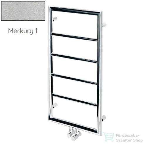 Radeco FRAGIL KOLOR 850x435 design radiátor, MERKURY 1 (metál ezüst) színben