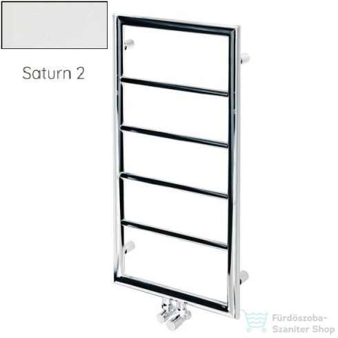 Radeco FRAGIL KOLOR 850x435 design radiátor, SATURN 2 (matt fehér) színben