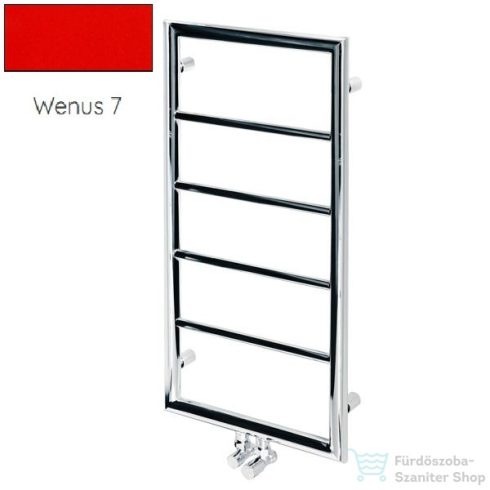 Radeco FRAGIL KOLOR 850x435 design radiátor, WENUS 7 (piros) színben