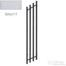   Radeco FUEGO KOLOR 1650x290 jobbos design radiátor, SATURN 1 (metál jégszürke) színben