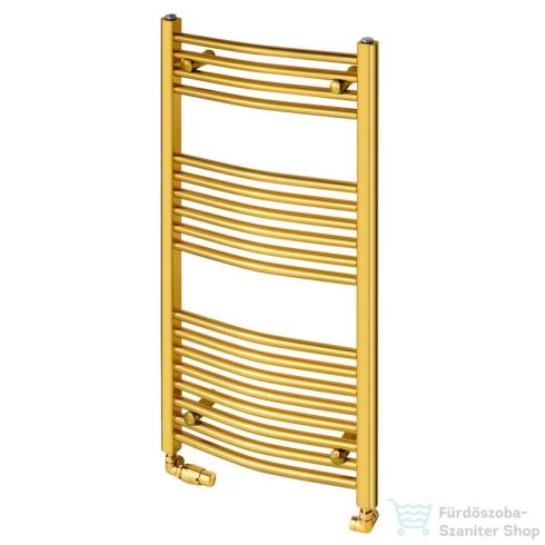 Radeco GOLD 3 1200x500 törölközőszárító radiátor arany színben