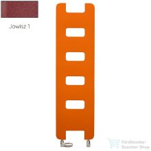   Radeco HEAVEN 1600x450 design radiátor, JOWISZ 1 (matt bordó) színben