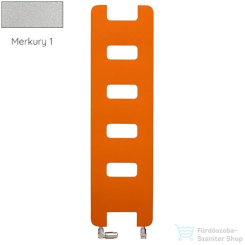 Radeco HEAVEN 1600x450 design radiátor, MERKURY 1 (metál ezüst) színben