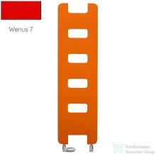   Radeco HEAVEN 1600x450 design radiátor, WENUS 7 (piros) színben