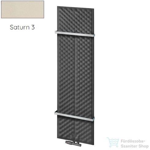 Radeco KEX 1570x450 design radiátor 2 db törölközőtartóval, SATURN 3 (matt bézs) színben
