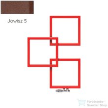   Radeco LOCO 3 970x685 design radiátor, JOWISZ 5 (matt barna) színben,balos