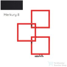   Radeco LOCO 3 970x685 design radiátor, MERKURY 8 (selyemfényű fekete) színben,balos