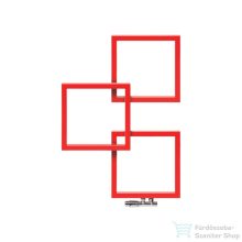   Radeco LOCO 3 970x685 design radiátor, WENUS 7 (piros) színben,balos