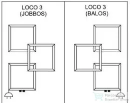 Radeco LOCO 3 970x685 design radiátor, MERKURY 7 (matt fekete) színben,jobbos