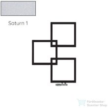  Radeco LOCO 3 MINI 707x500 design radiátor, SATURN 1 (metál jégszürke) színben,balos