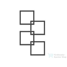   Radeco LOCO 4 1255x685 design radiátor, MARS 4 (metál antracit) színben,balos