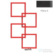   Radeco LOCO 4 1255x685 design radiátor, MARS 5 (antracit) színben,balos