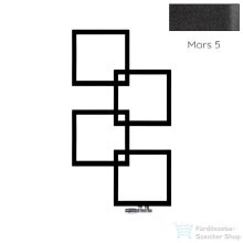   Radeco LOCO 4 MINI 915x500 design radiátor, MARS 5 (antracit) színben,balos