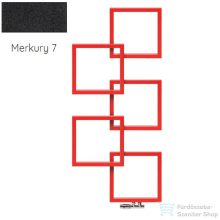   Radeco LOCO 5 1540x685 design radiátor,MERKURY 7 (matt fekete) színben,balos