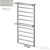 Radeco LOFT PLUS 2 1160x550 design radiátor,MERKURY 1 (metál ezüst) színben