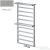 Radeco LOFT PLUS 2 1160x550 design radiátor,MERKURY 3 (metál világosszürke) színben