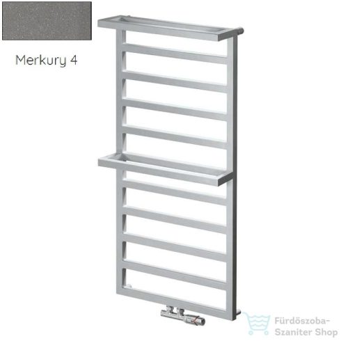 Radeco LOFT PLUS 3 1612x550 design radiátor, MERKURY 4 (metál szürke) színben