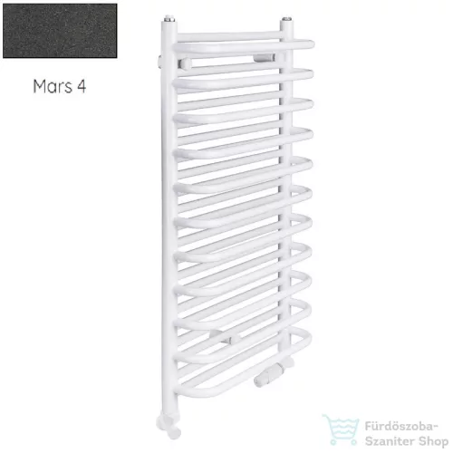Radeco MARIO A1-400/M 490x435 törölközőszárítós radiátor MARS 4 (metál antracit) színben