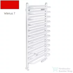   Radeco MARIO A1-600/M 490x635 törölközőszárítós radiátor WENUS 7 (piros) színben