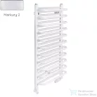 Radeco MARIO A2-500/M 680x535 törölközőszárítós radiátor MERKURY 2 (ezüst) színben