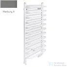 Radeco MARIO A2-500/M 680x535 törölközőszárítós radiátor MERKURY 4 (metál szürke) színben